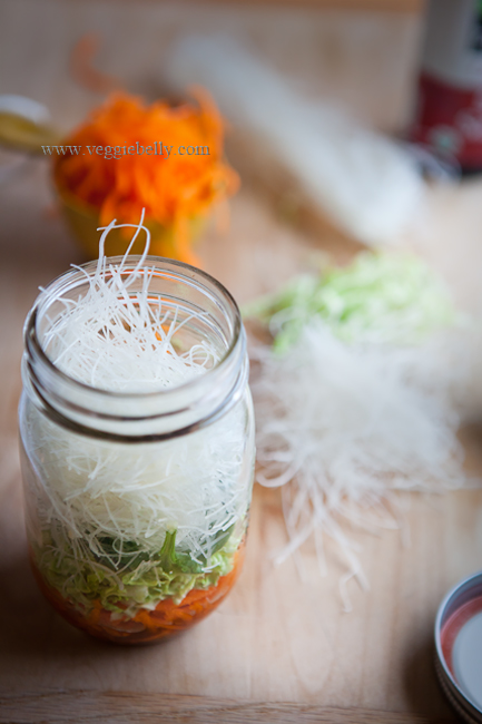 Mason Jar Miso Noodle Soup