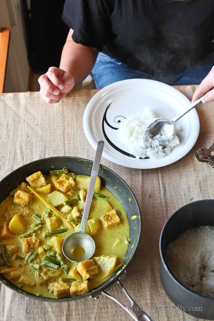 vietnamese potato green bean curry