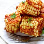 masala coated corn cobs