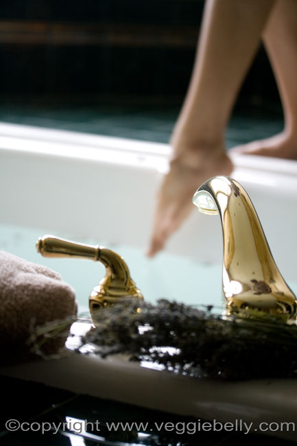 lavender bath