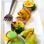 grilled-zucchini-squash-and-creamy-tomatillo-sauce