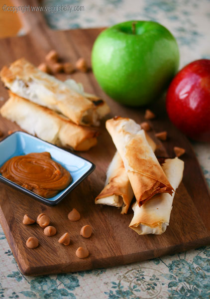 apple-spring-rolls-and-brandy-butterscotch-sauce