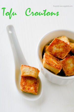tofu-croutons