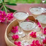tender coconut lychee pudding