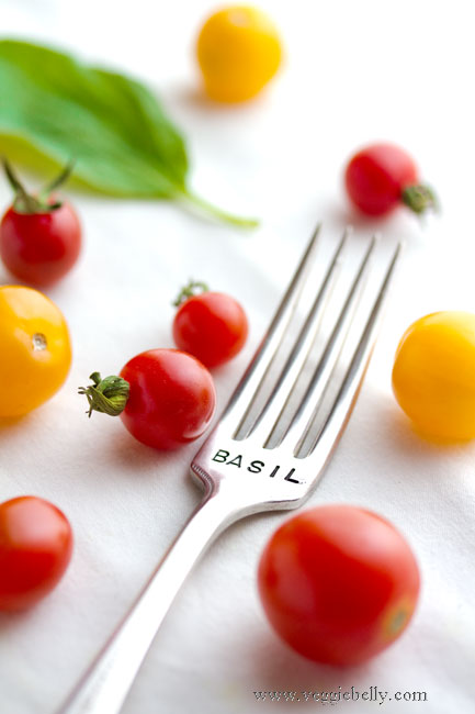 basil-fork-and-tomatoes