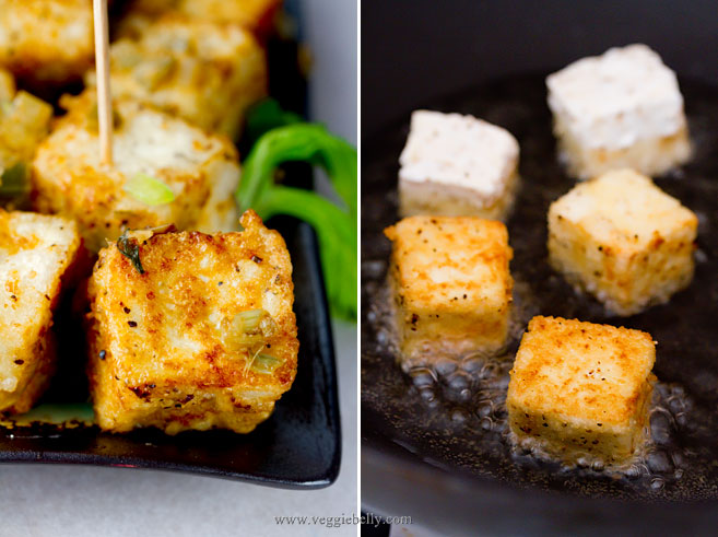 frying-salt-and-pepper-tofu