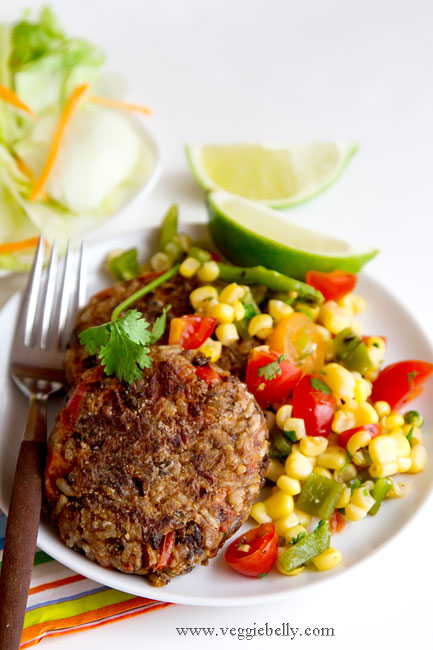 southwestern-black-bean-brown-rice-burger-recipe-vegan