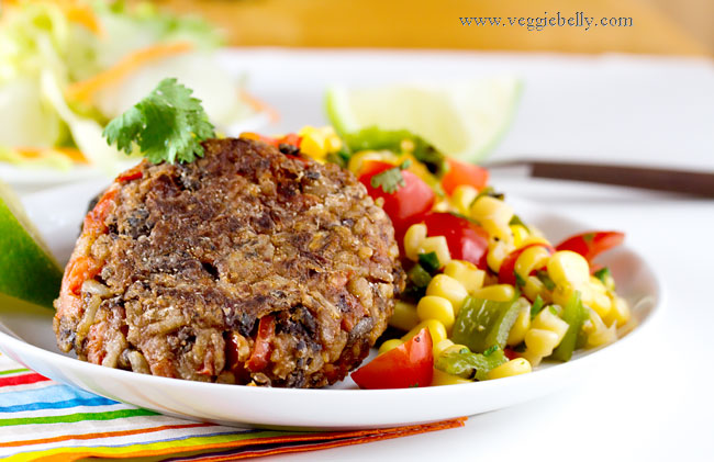 southwestern-black-bean-brown-rice-burger-recipe-vegan2