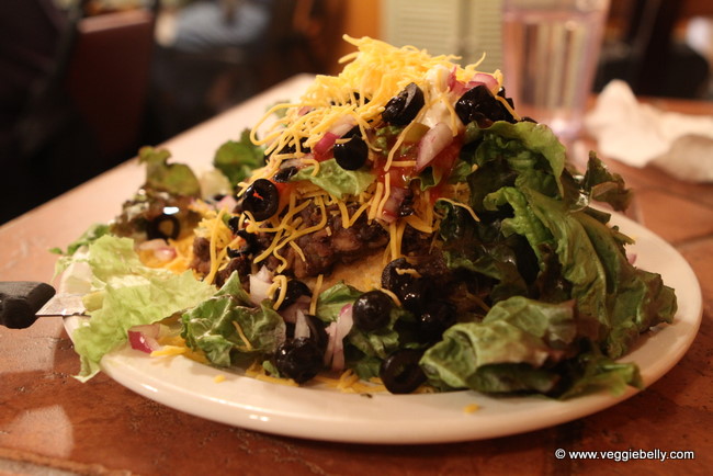 vegetarian indian taco at cheyenne crossing cafe